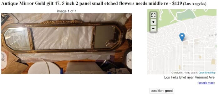 Craigslist Antique Item