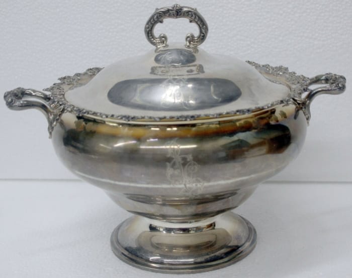 sterling silver serving bowl